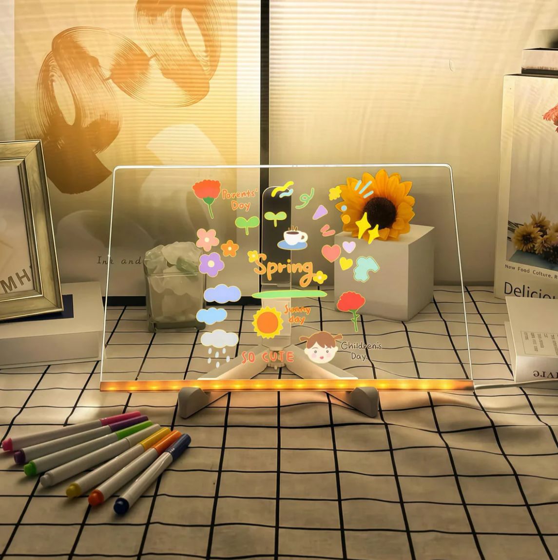 Pizarra Mágica LED - ¡Ilumina tu Creatividad! 😍PRODUCTO EN TENDENCIA😍 | +Caja de Colores Neon